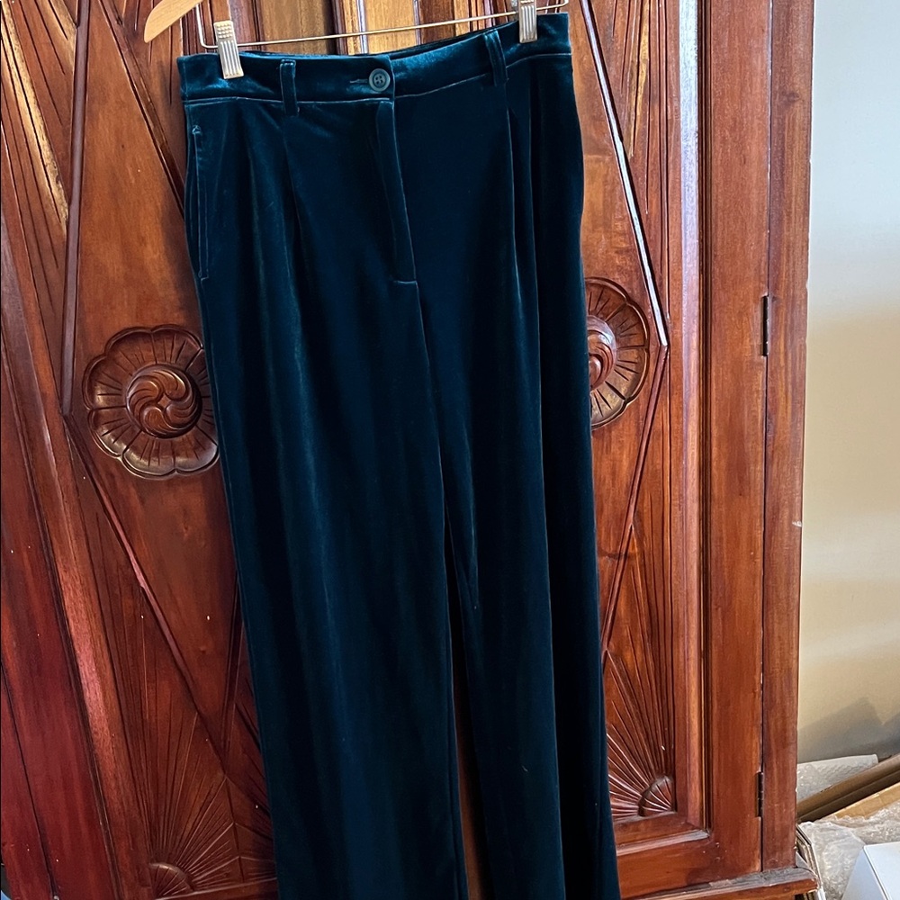 SHEIN Women’s Dark Velvet Trousers
